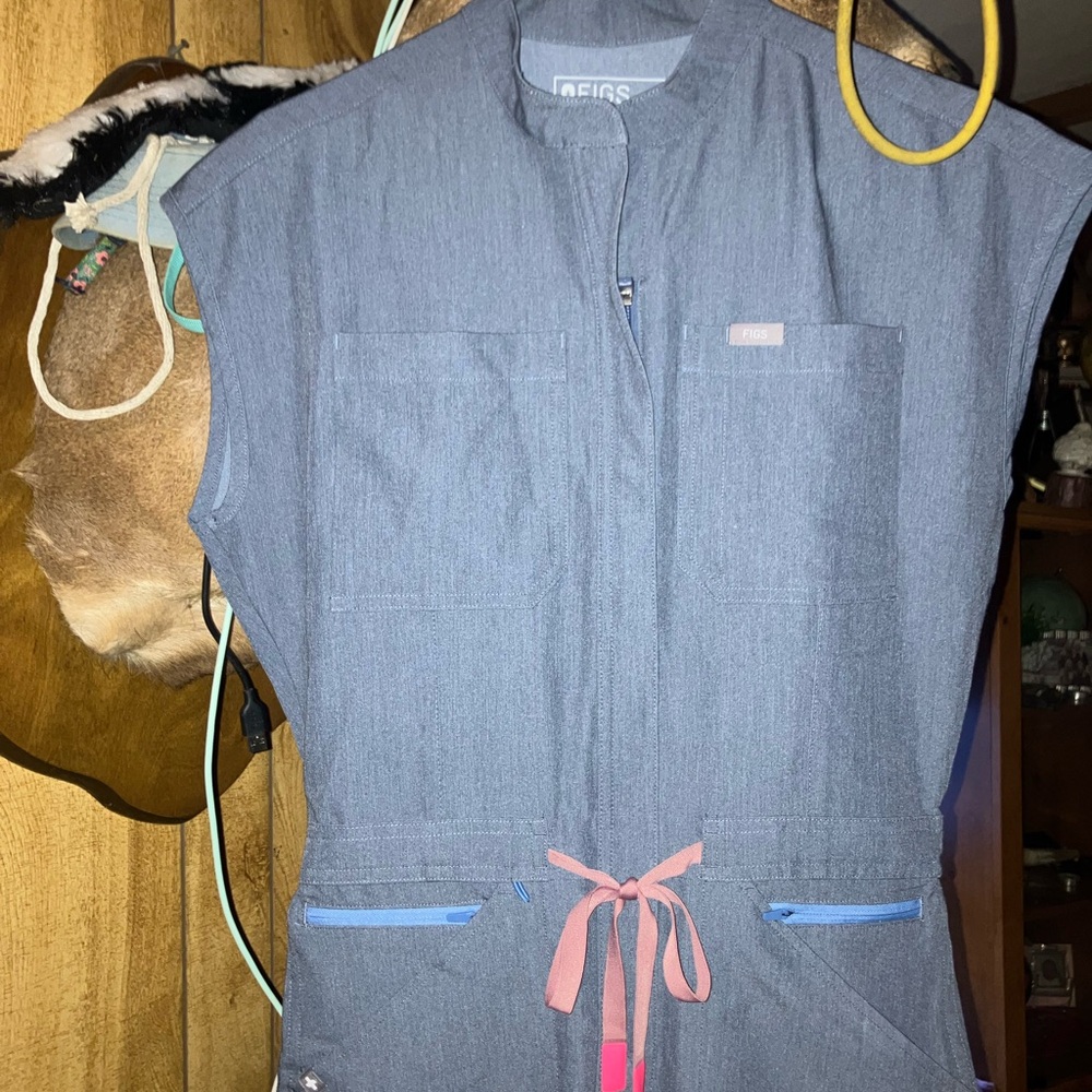 Deus Blue Sleeveless Jumpsuit